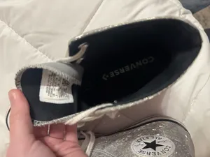 Glitter cheetah converse thumbnail 3