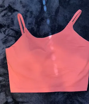 Padded Cropped Tank Top  thumbnail 1