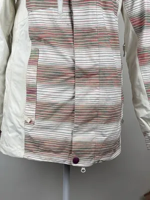 Burton Prism Gore-Tex Snowboard Ski Snow Jacket in Space Dye Stripe Size XS thumbnail 3