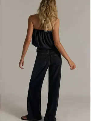 FREE PEOPLE NWT We The Free Stride Straight 'n Wide Jeans / Miles To Go thumbnail 3