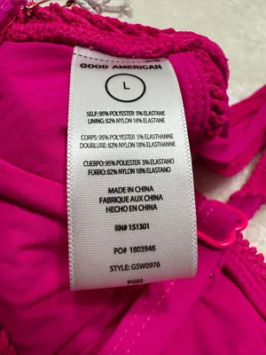 Good American Always Fits Demi Bikini Top Size Large thumbnail 3