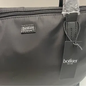 Botkier Tote Bag New York Bond Zipper Accents Organize Labtop Travel Work Black thumbnail 16
