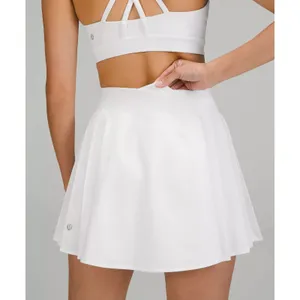 Lululemon Side-Pleat High-Rise Tennis Skirt White Size 8 NWT thumbnail 4