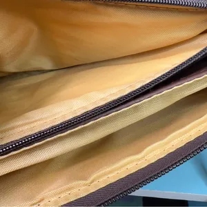 Brown Crossbody w/3 Sections w/Wristlet Handle & 23” Strap 8-1/2”x6”x3”Crossbody thumbnail 10