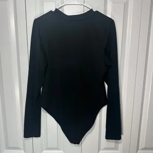 Good‎ American Good Form Bodysuit Womens 5 or 2XL Black Long Sleeve Crew Neck thumbnail 6