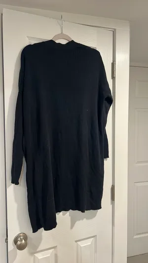 BCBGeneration Black Duster Sweater thumbnail 2