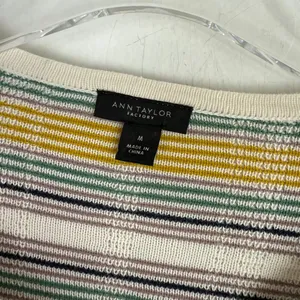 Ann Taylor Factory Full Zip Lightweight Sweater Jacket Size Medium M EUC thumbnail 6