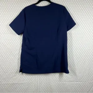 Figs Dark Blue Casma‎ Pocket Scrub Top thumbnail 4