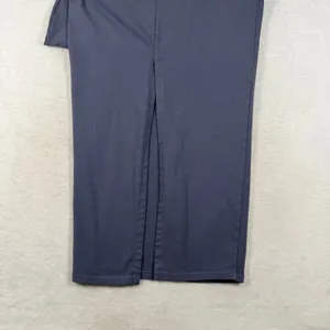 SKIMS Soft Lounge High Neck Dress Slate Blue Gray Ribbed Maxi Medium thumbnail 10