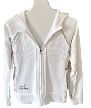 Salomon White Lightweight Jacket thumbnail 1