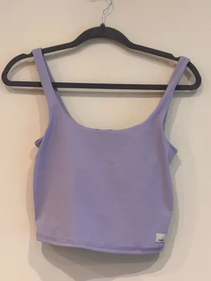 Vuori Daily Crop Tank Zinnia Purple Size S VW1027 thumbnail 4