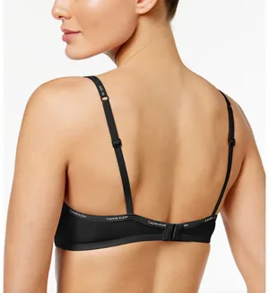 Calvin Klein Black Sheer Bralette 34D thumbnail 2