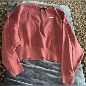 Nike Cropped Oversized Sweatshirt Size XS thumbnail 6