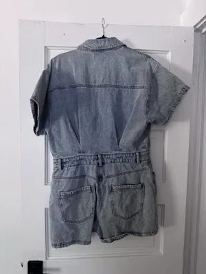 Le Lis Denim Romper thumbnail 3