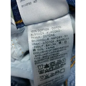 Levi's Women's Blue Medium Wash High Waisted Baggy Wide Leg Denim Jeans Pants 25 thumbnail 4