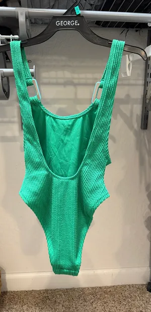 Aerie Green One-Piece Cheekiest Swimsuit thumbnail 2