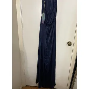 NWT Revolve Show me Your Mumu Heather halter navy side slit maxi dress small thumbnail 7