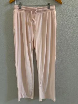 Juicy Couture Pink Og Big Bling Velour Track Pants Size Small thumbnail 3