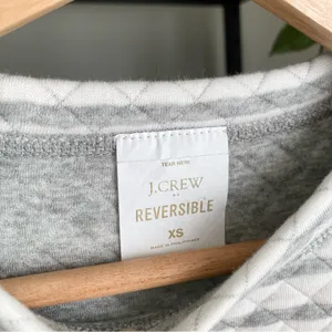 J. Crew Reversible Quilted Pullover Sweater thumbnail 5