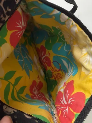 Crossbody Purse Bag Island Sea sea Turtles Shells Coral Lightweight Fabric Black thumbnail 12