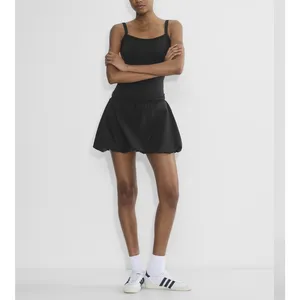 Aritzia Golden Deuce‎ Micro Bubble Skirt Skort Black Athletic Women's Medium thumbnail 11