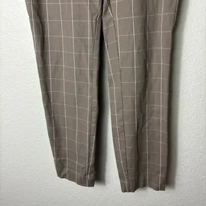 Women’s a new day Grey/Brown Plaid Dress Skinny Dress Pants size 4 thumbnail 8