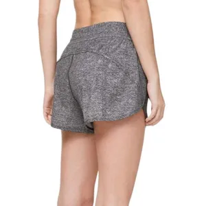 Lululemon Tracker Low-Rise Short 4" *Heather Lux Multi Black thumbnail 5