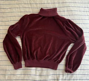 Magenta turtleneck sweater Pink Size XS thumbnail 1