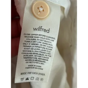 Aritzia Wilfred The Effortless Pant Linen white size 0 thumbnail 4