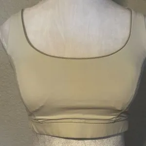 Lululemon Energy Bra Tan Beige 8 Women Crossback Yoga Workout‎ thumbnail 3