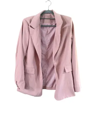 Women's Pink Blazer Jacket Size M Size M thumbnail 8