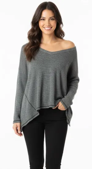 Altar'd State medium oversized cold shoulder blouse thumbnail 1