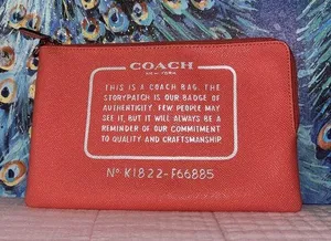 Coach Rare Vintage  Storypatch Large Pouch thumbnail 1