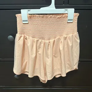 Aerie peach athletic shorts thumbnail 1