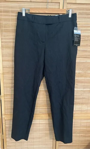 Liz Claiborne Emma charcoal gray classic work pants trousers slacks NWT size 4 thumbnail 1