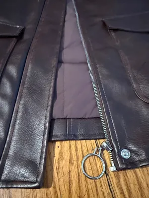 WeWoreWhat Dark Brown faux vegan Leather Bomber Jacket oversized zip moto XS thumbnail 7