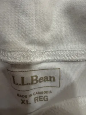 L.L.Bean white turtle neck size xlarge. thumbnail 4