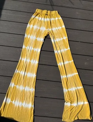 Billabong Sunburst Wave Yellow Flare Pants thumbnail 8