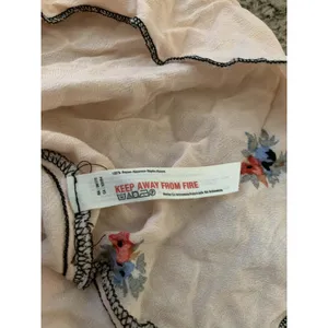 Intimately Free People Floral Halter‎ Top XS Black Pink Boho Trapeze Flowy thumbnail 5