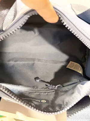 Lululemon Knit Nylon Mini Barrel Duffle Oasis Blue thumbnail 4