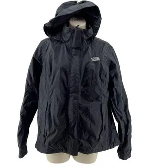 The North Face Women's Resolve 2 Jacket Black Stow Hood Medium thumbnail 1