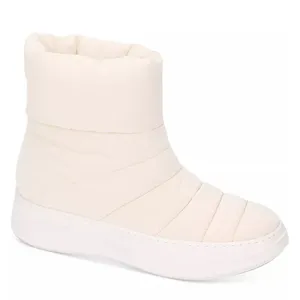 Gentle Souls by Kenneth Cole Cream Quilted Rosette Puff‎ Booties Size 7.5 thumbnail 3