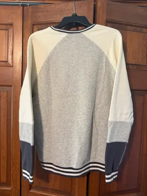 Color block crewneck Gray Size M thumbnail 2