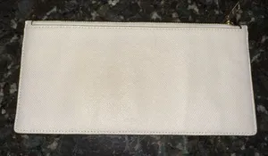 Coach White‎ Pencil Case Slicer Long Pouch Wallet clutch D See Photos thumbnail 1