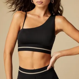 Tan Lines Venice Sports Bra Black thumbnail 1