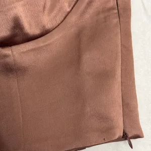 Zara Satin Effect Corset Style Bustier Cropped Tank Top Brown Size Small thumbnail 2