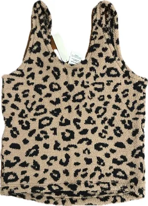 NWT Victoria’s Secret PINK Fuzzy Leopard Print Tank Top thumbnail 4