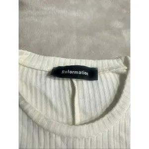 Reformation Banbrook Women’s Small Cream Short Sleeve Mini Dress A Line thumbnail 5
