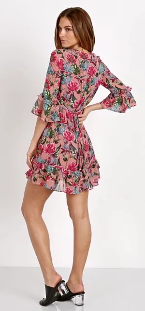 For Love and Lemons churro dress pink flamenco thumbnail 1