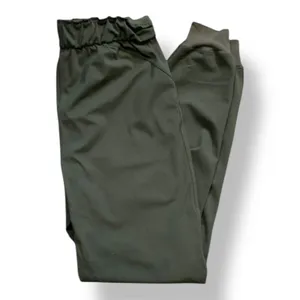 Lululemon High Rise Jogger Pants Olive Green Stretch Size 4 Paperbag Waist thumbnail 5
